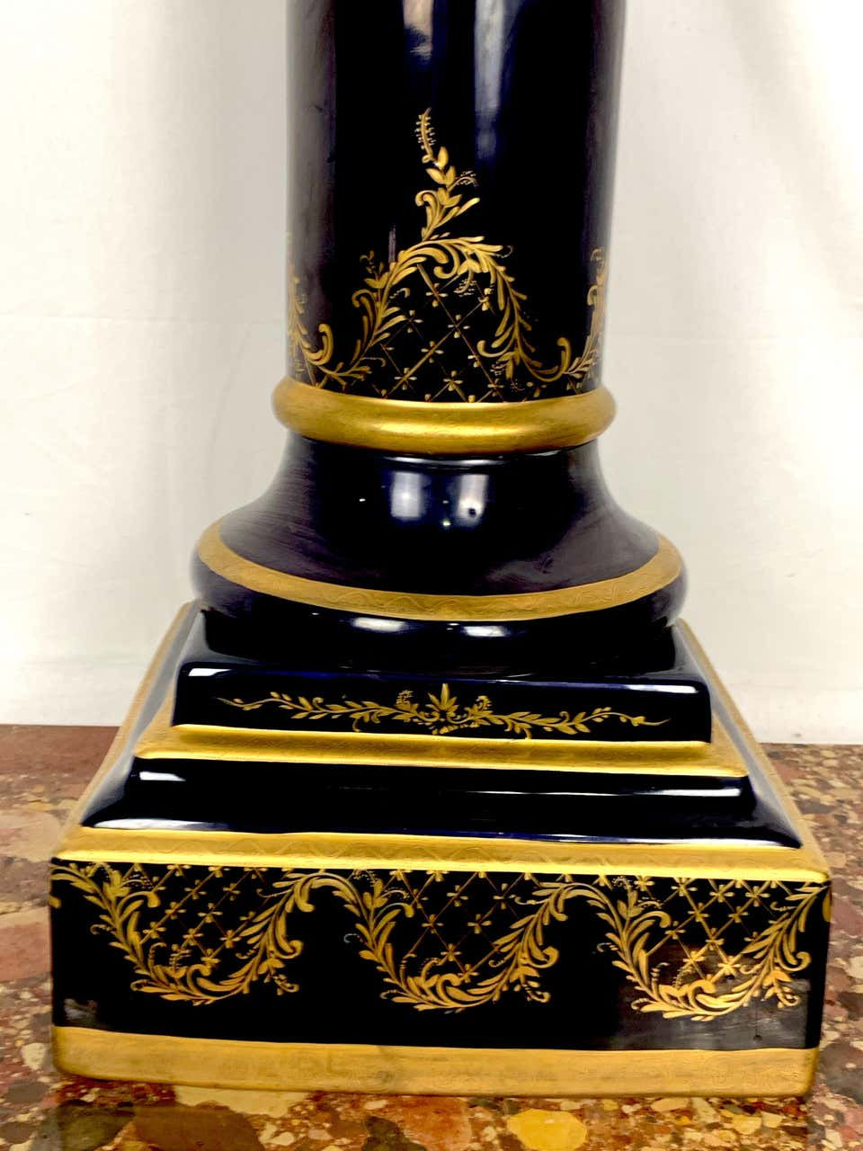 Thumbnail: 20th Century French Sèvres Porcelain Pedestal