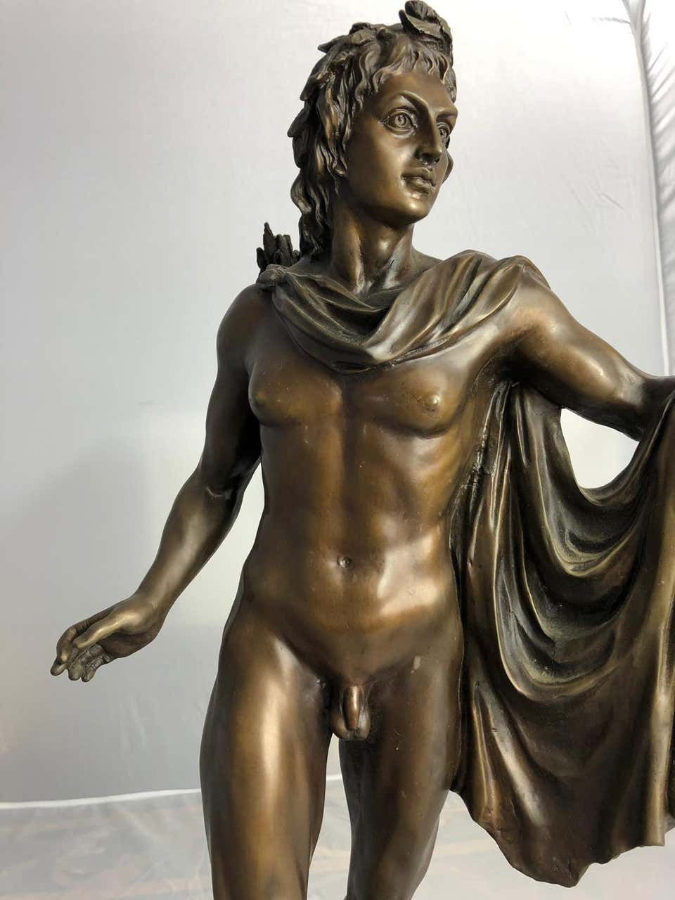 Thumbnail: 20th Century Bronze Statue of Apollo the Greek God of Archery