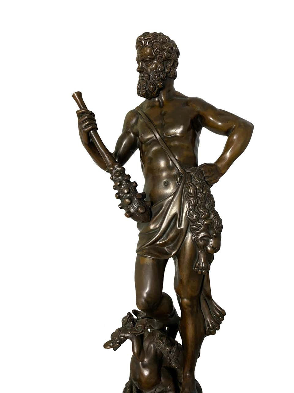 Thumbnail: Bronze Hercules Sculpture, 19th Century