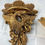 Thumbnail: 19th Century Pair of Ornate Carved Wood Gilt Wall Brackets