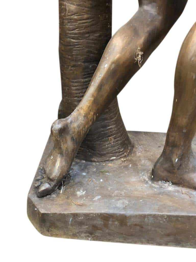 Thumbnail: Life-Size Bronze Greek Discus Olympian Statue, 20th Century