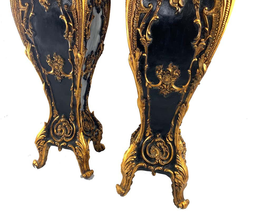 Thumbnail: 20th Century Pair of French Jardiniere Stands or Plinths in Louis XV Style