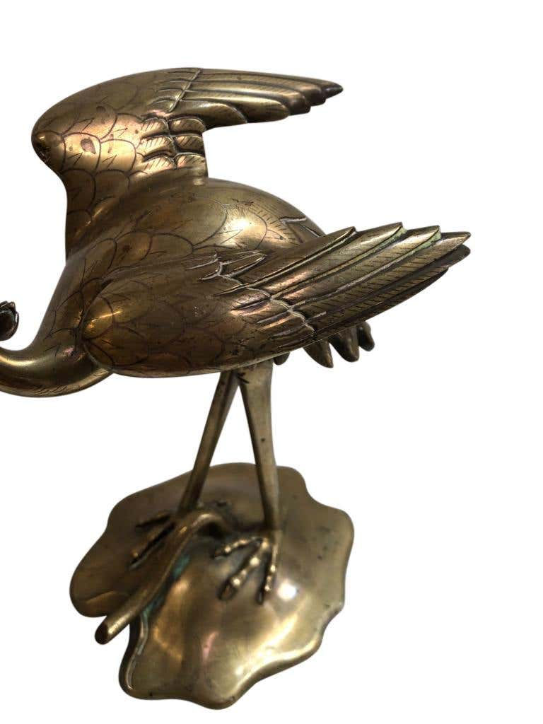 Thumbnail: Pair of Brass Stalk Candelabras, 19th Century