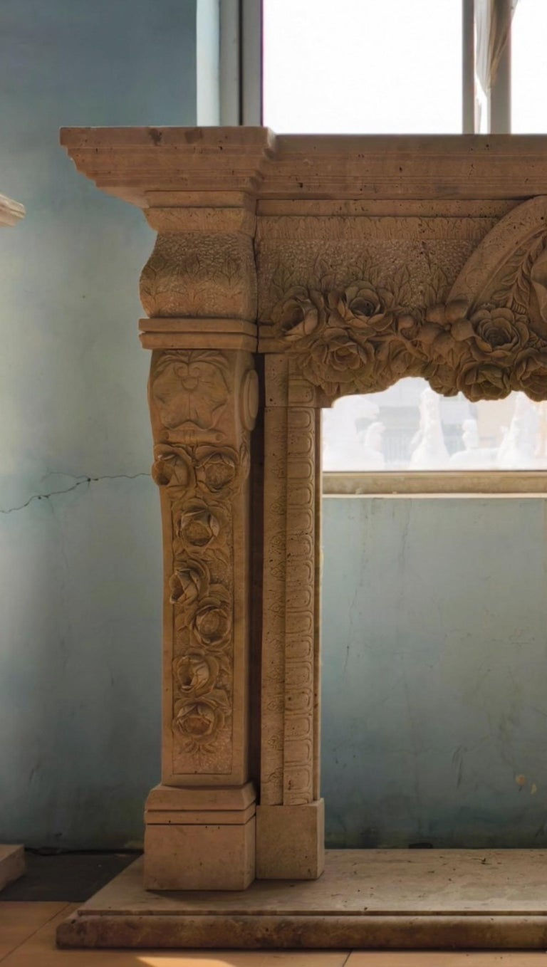 Thumbnail: Yellow Travertine Mantle