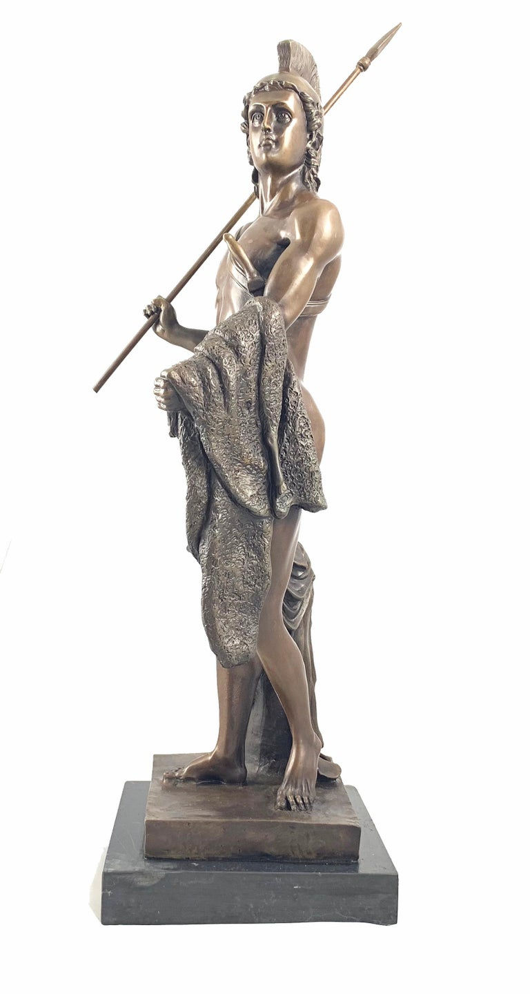 Thumbnail: 20th Century Bronze Figure of a Classical Greek Warrior