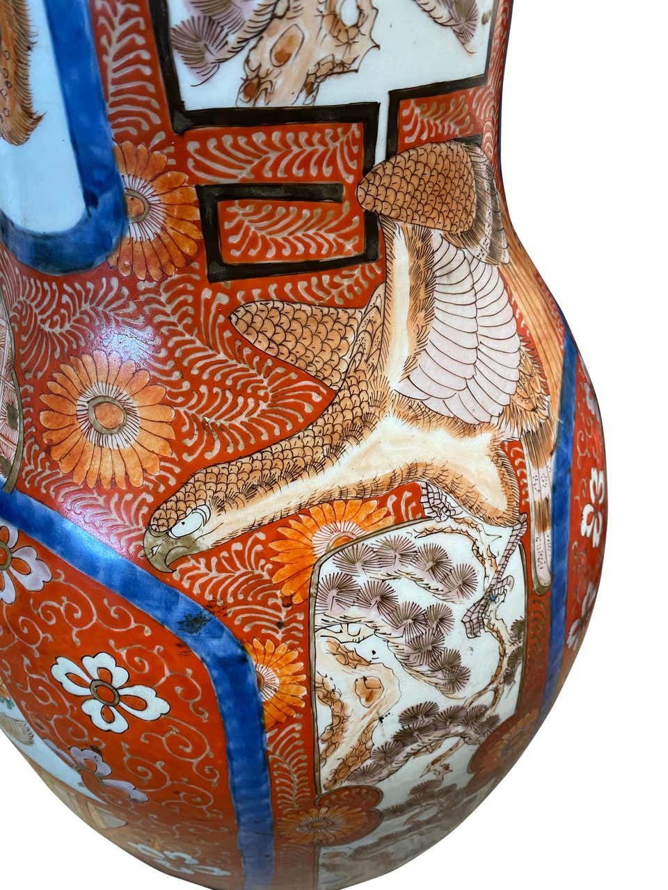 Thumbnail: Grand Japanese Imari Vase, Late 19th Century