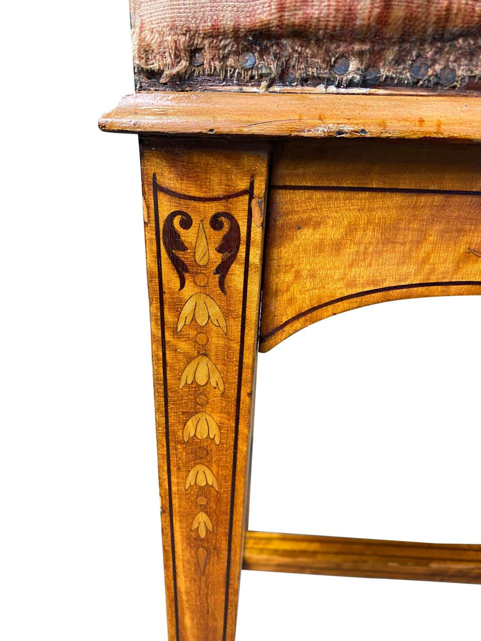 Thumbnail: Edwardian Satinwood Stool, 19th Century