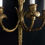 Thumbnail: 18th Century Rococo Giltwood Three-Light Wall Sconces
