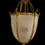 Thumbnail: 20th Century Large Hanging Frosted Glass and Ormolu Lantern