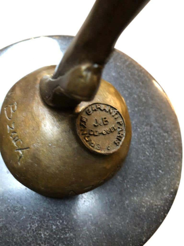 Thumbnail: Art Deco Style Bronze Dancer by Bruno Zach, 20th Century