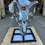 Thumbnail: Stainless Steel Triceratops Sculpture, 21st century