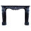 Thumbnail: Black Belgian Rococo Marble Fireplace