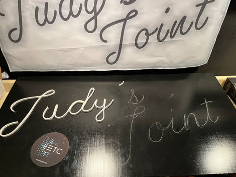"Judy's Joint" Sign