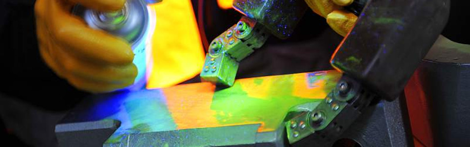 Ensayo de Particulas Magenticas con Yugo Magnetico