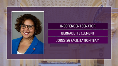 Senator Bernadette Clement Joins ISG Facilitation Team