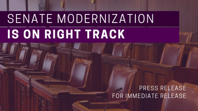 Poll confirms Senate modernization is on right track