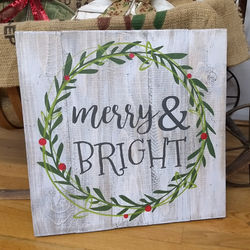 Merry & BRIGHT - double wreath