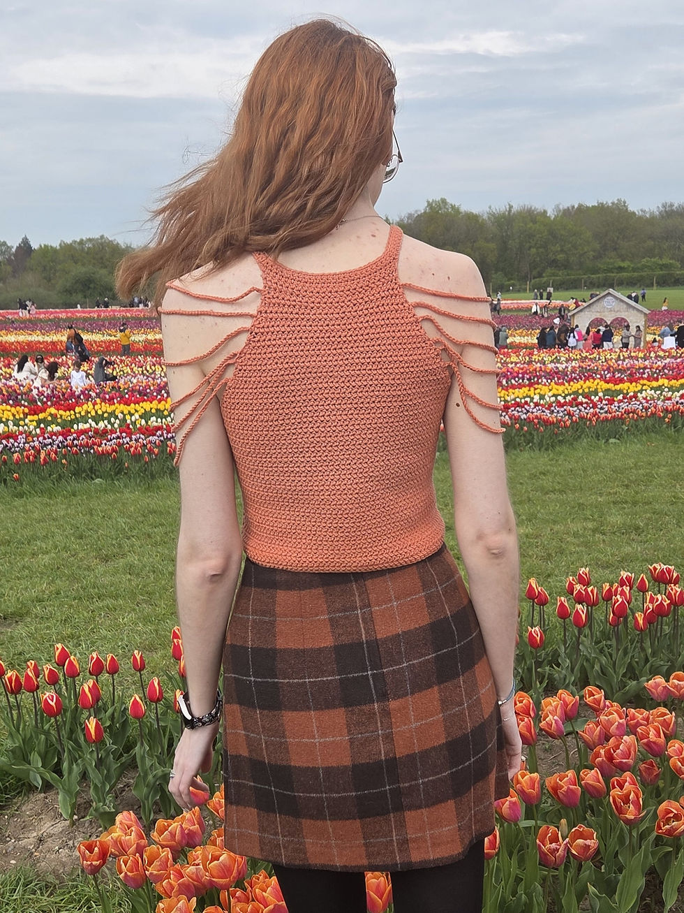 Thumbnail: Chain Reaction Top crochet pattern