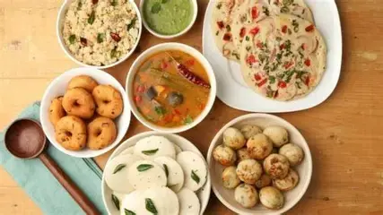 Arranged Food and Objects