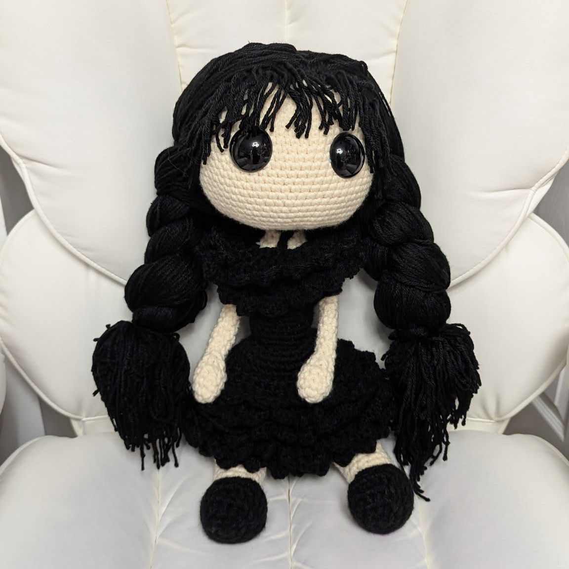 Crocheted Gothic Schoolgirl by H. D. Florek Designs