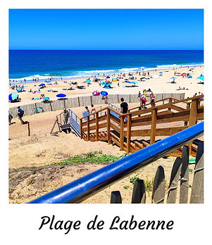 Plage de Labenne, sable fin et dunes