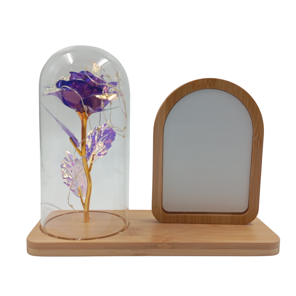 Miniatura: Lampara Flor Cristal