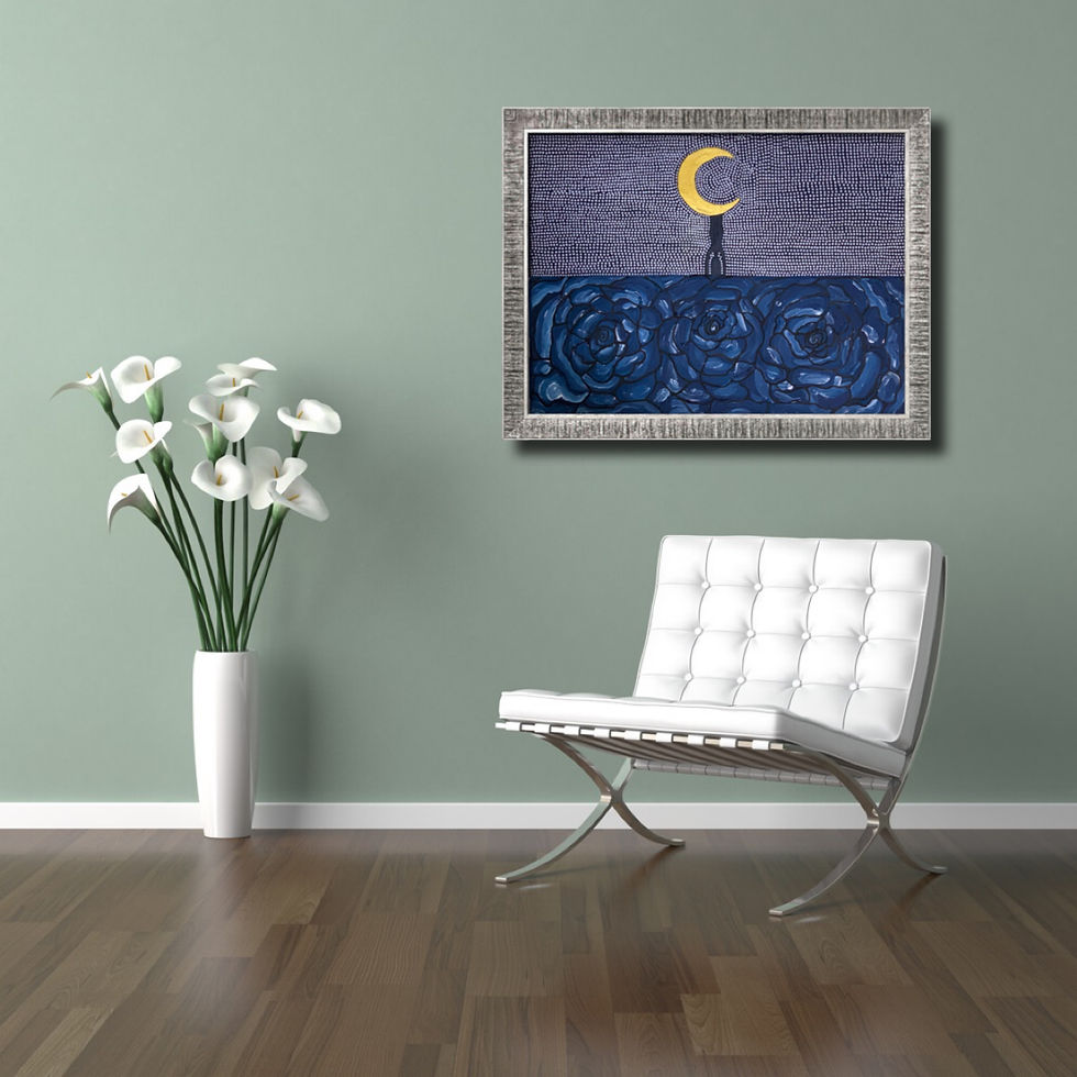 Thumbnail: Bathing in Blue Roses