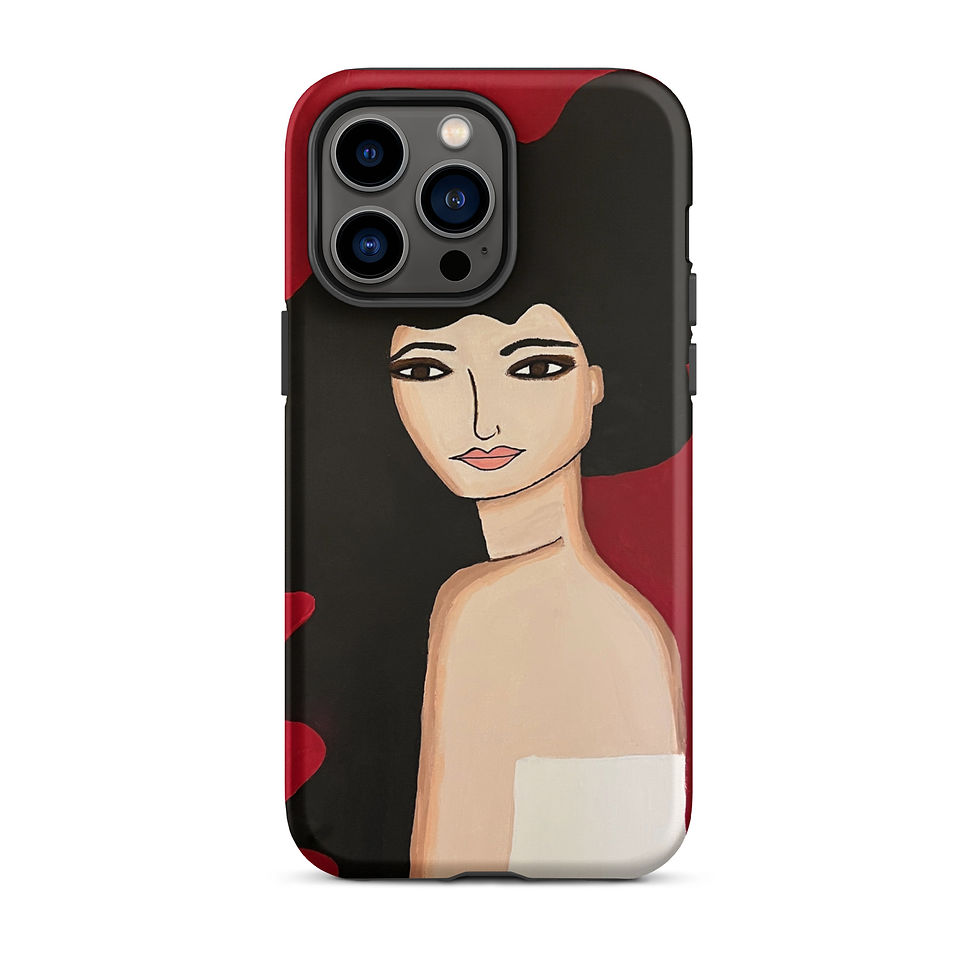 Thumbnail: iPhone Case - Red Noir