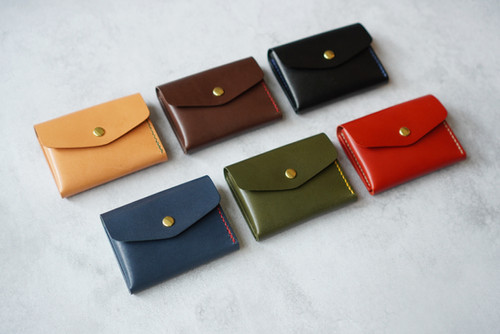 003 コンパクト財布 Amo Leather Craft 003 コンパクト財布 Amo Leather Craft 3ポケットミニ財布