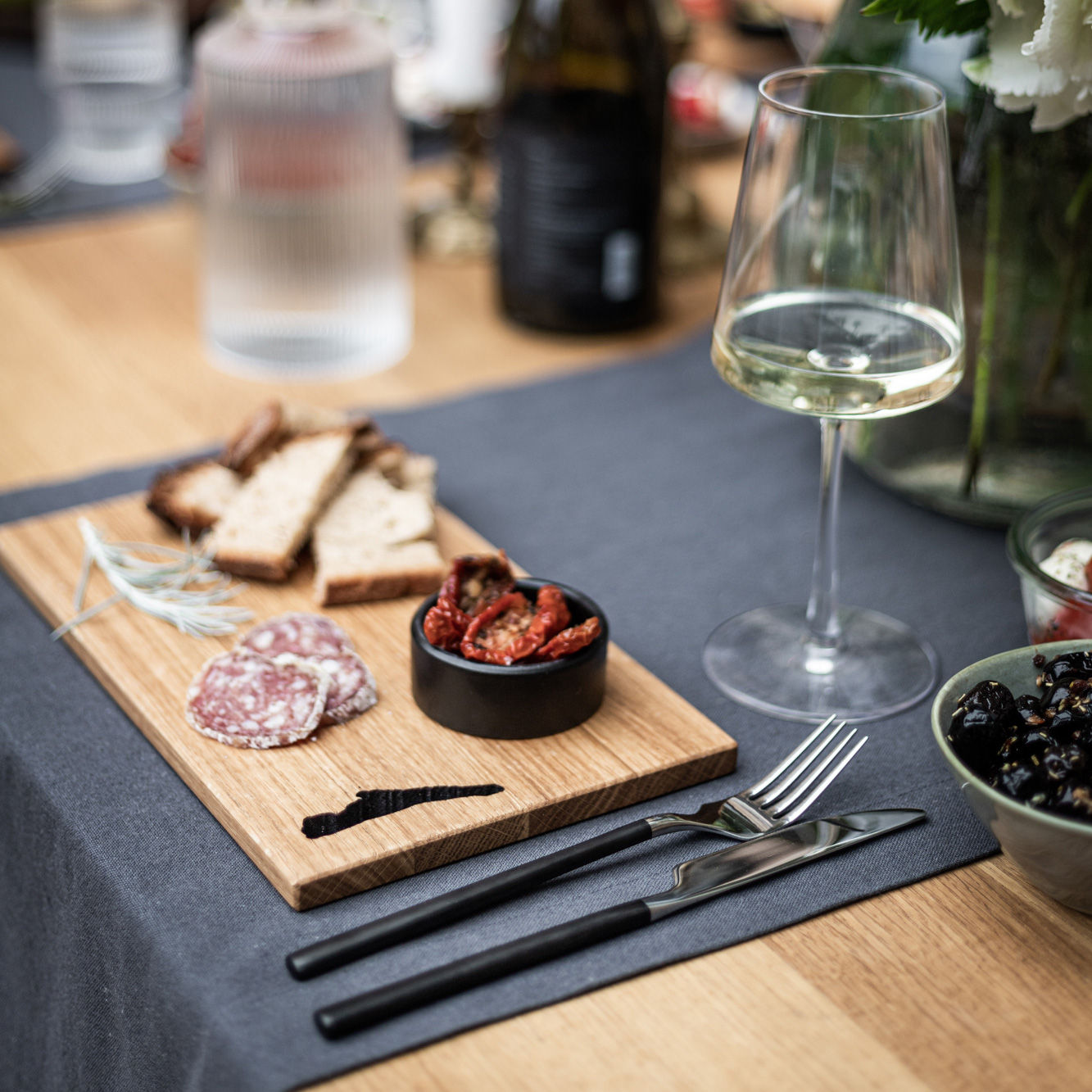 Hauptbild Schneidebrett Holz Starnberger See Motiv