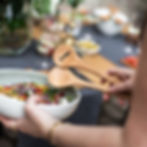 Salatbesteck Holz Bodensee Motiv