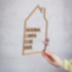 Wandschild Namensschild Familienhaus Trockenblumen Eiche Holz Name Familie