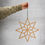 Miniaturbild: Weihnachtsstern Anhänger Dekoration Holz hell