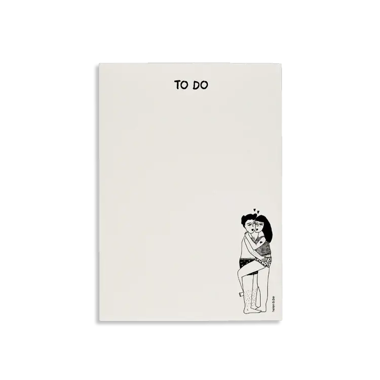 helen b blocnote Notizblock Recyclingpapier couple love Geschenk