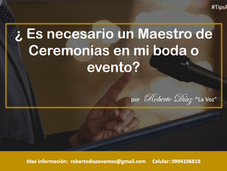 ¿Porqué es importante un Maestro de Ceremonias en mi evento?