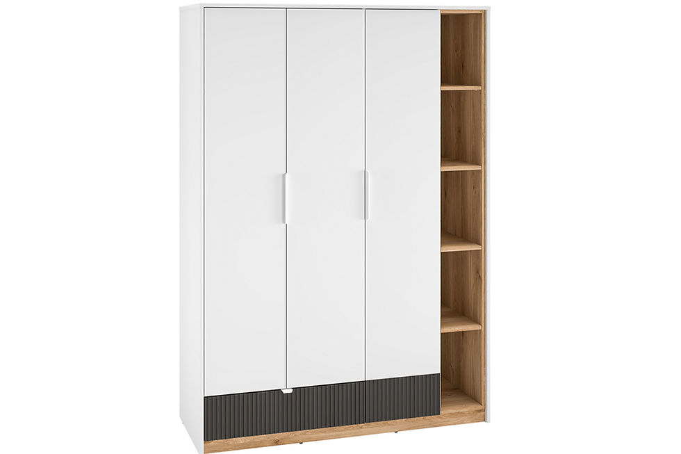 Miniatură: Dulap cu 3 uși TORINO 01 138 cm