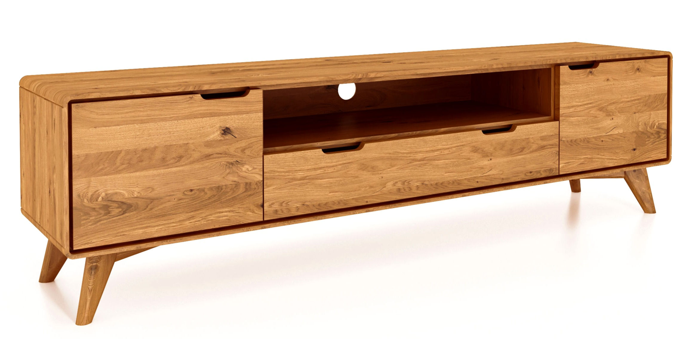 Comodă TV din lemn masiv GREG 1