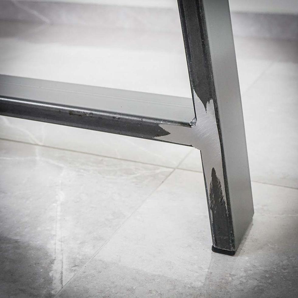 Miniatură: Set 2 picioare metalice de masă TYPE A steel