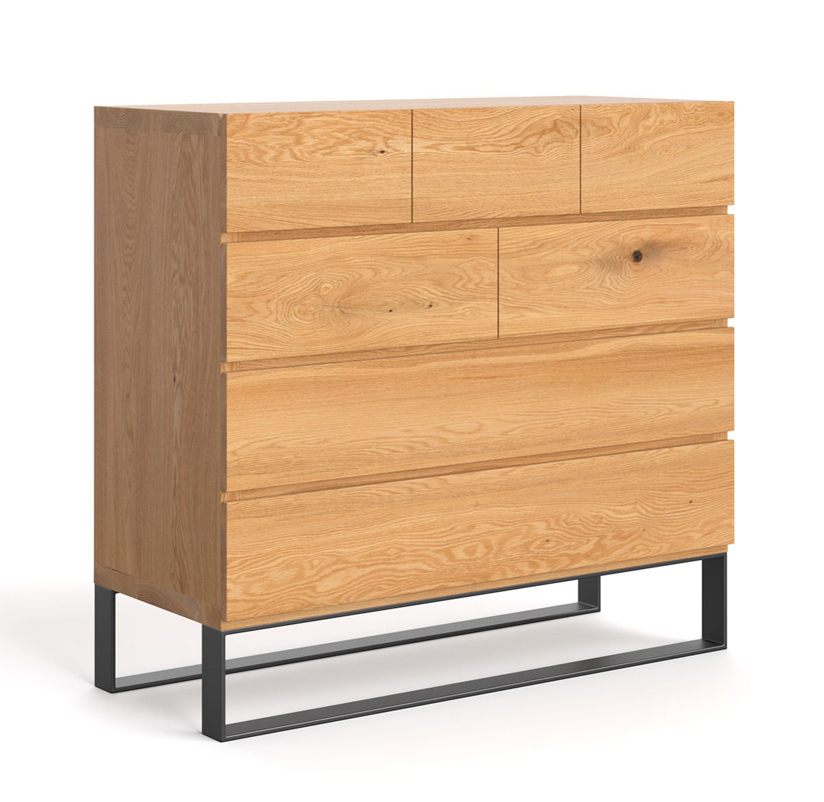 Comodă din lemn masiv KEEN