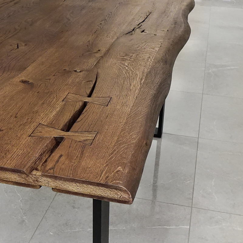 Miniatură: Blat de masă RUSTWOOD ulei maro