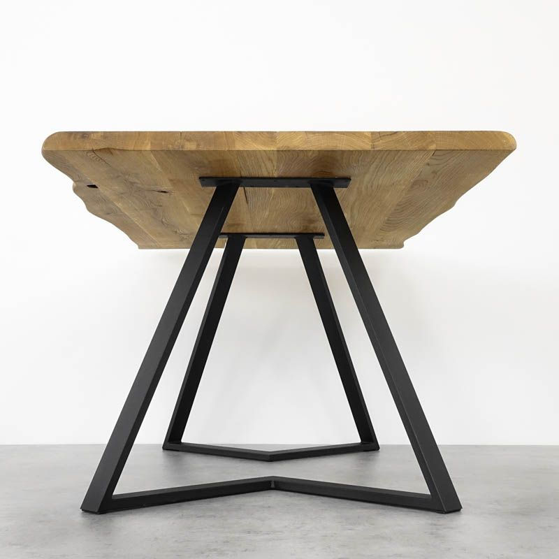 Miniatură: Set 2 picioare metalice de masă KOLMIO black