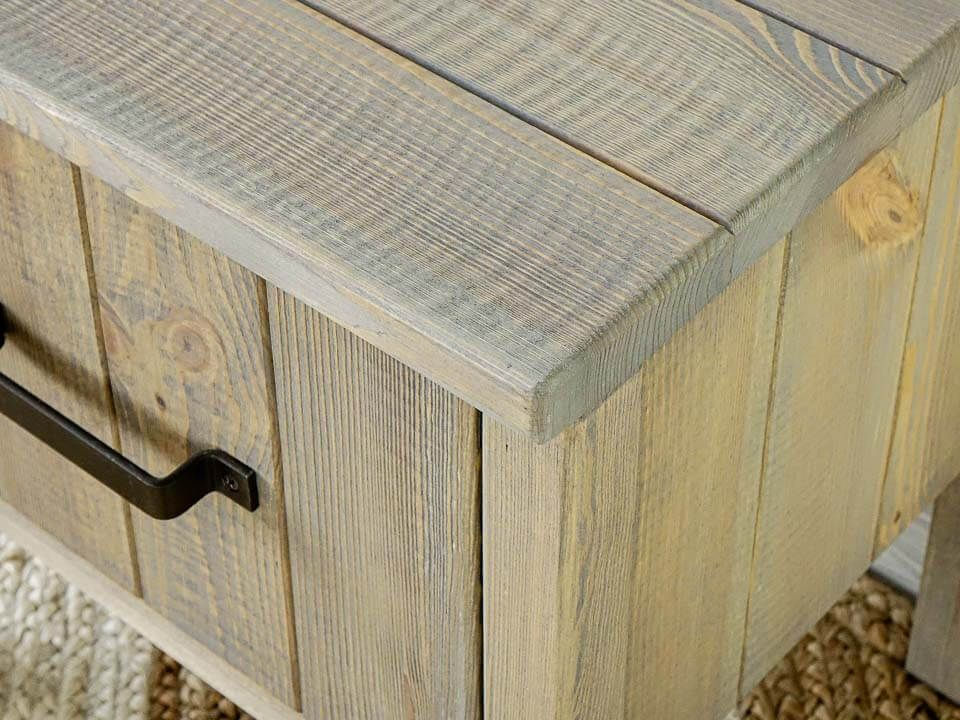 Miniatură: Noptieră din lemn masiv TENNESSEE 1