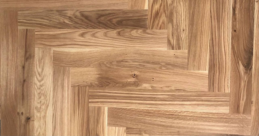 Miniatură: Parchet stratificat Herringbone OAK STANDARD 490 x 70 x 11 mm