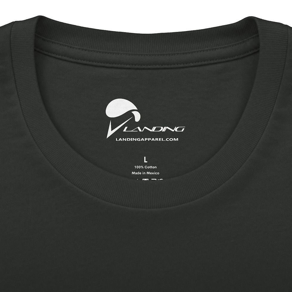 Thumbnail: Stamped Skydiving T-shirt - Heavy Metal