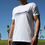 Thumbnail: Mens Racing Skydive T-shirt in White Front View