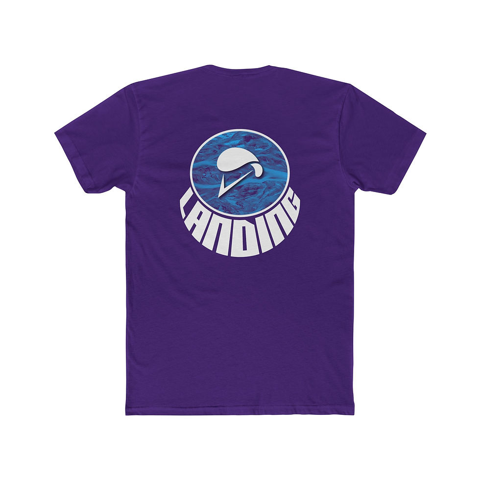 Purple Skydiving T-Shirt - Back View