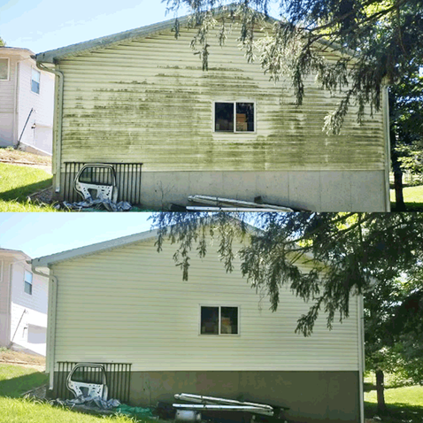 Exterior House Washing in Springfield, Illinois