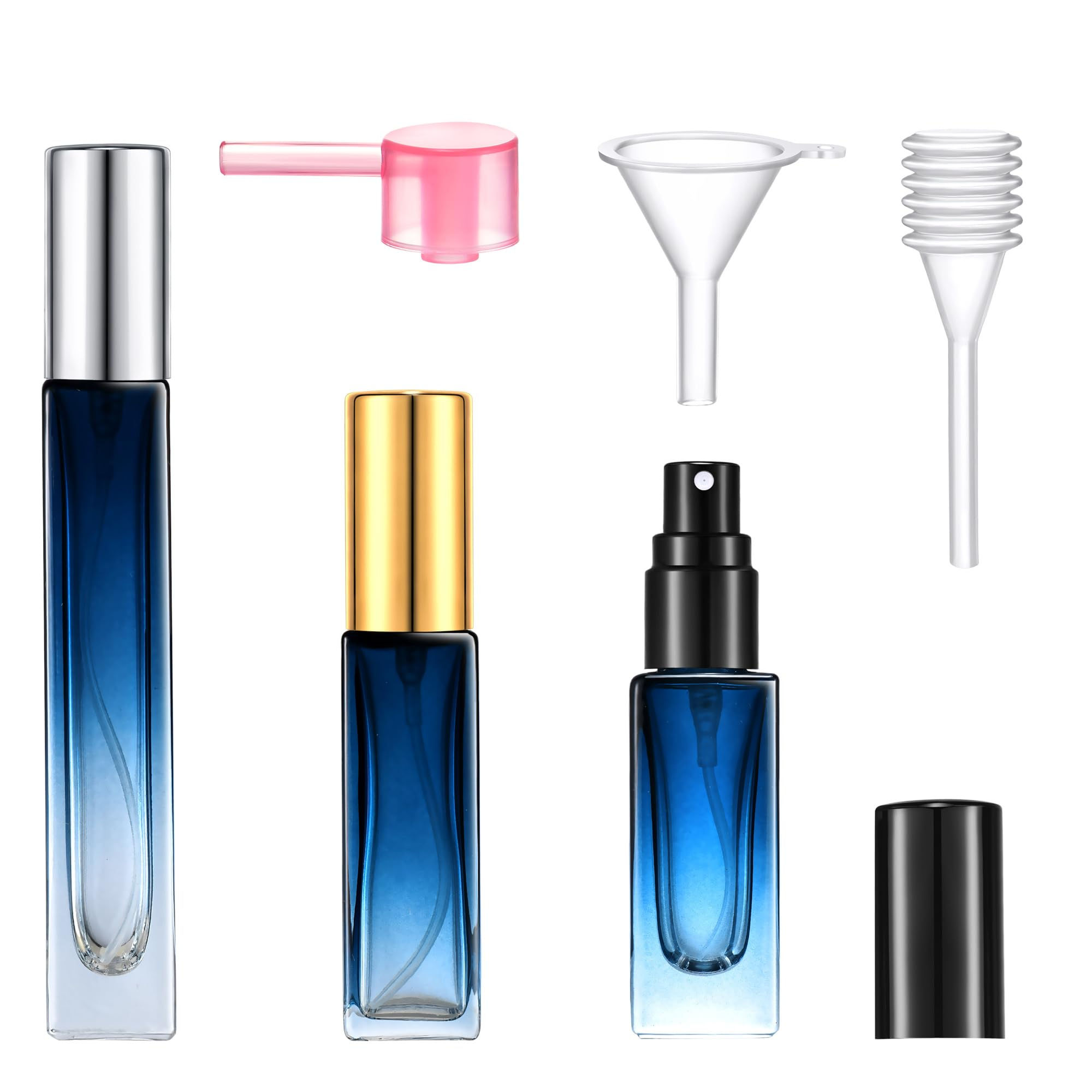 Yikimyfo Atomizer Sprayer for Perfume 3 Pack(5ml+9ml+10ml) Travel Perfume Bottle