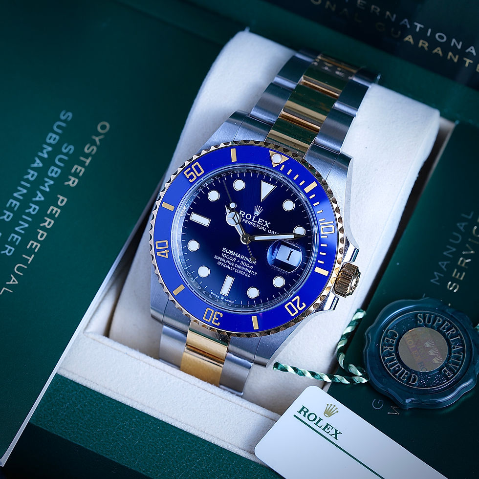 Thumbnail: Rolex Submariner Date Two-Tone 41 “Bluesy” Blue Dial 2023 (126613LB)