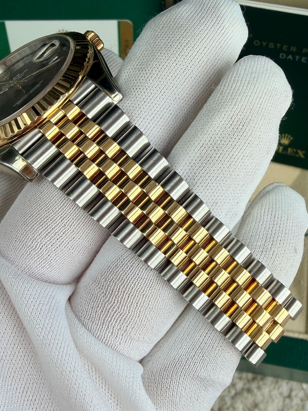 Thumbnail: Rolex Datejust 41 Wimbledon Yellow Gold 2020